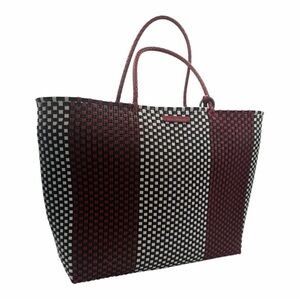 Lucky Brand Black and Red Checkered Tote Bag